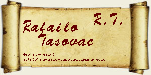 Rafailo Tasovac vizit kartica